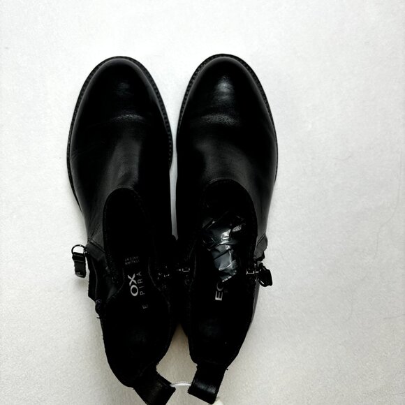 GEOX Ankle Boots 6US 36EU Womens Italian Patent‎ Leather Side Zip Bootie NWOT - Picture 10 of 16